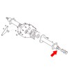 10L0L Driver Side Rear Axle Shaft for 1994.3-2009 EZGO TXT,