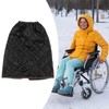 Wheelchair Blanket Warmer Polyester Fiber Soft Warm Reusable Windproof Wheelchair