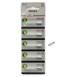 Aulien-E CR311 BR311 311 Lithium Pin Type Cell 3V Lithium Batteries for Fishing Lures, Fishing Bobbers, Pen Lights, Arrow Nocks, Fishing Floats, Pole Lights & LED Flashers (5 Count)