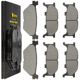 Caltric Front Rear Brake Pads for Yamaha XVS1300 V-Star 1300 2007 2008 2009 2011-2015
