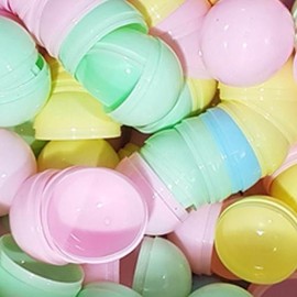 Fully opaque pastel color lottery capsule lottery ball 45mm 25 pieces club event event supplies 45mm opaque pastel yellow 2ea