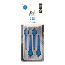 FRSH Scents FR8920 New Car x4 Vent Clip Air Freshener - Lifespan of Upto 60 Days - Ideal for Any Sized Car Vent