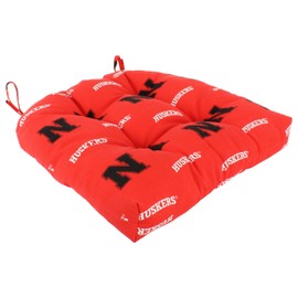 College Covers Nebraska Cornhuskers Indoor/Outdoor Seat Patio D Cushion, 20" x 20"