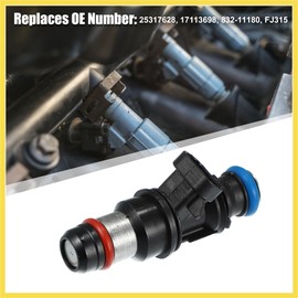 PARSKILO 8pcs 25317628 Fuel Injector Replacement for Chevy Silverado for GMC Sierra 1500 2500 3500 for GMC Yukon XL for Chevy Tahoe Suburban 4.8L/5.3L/6.0L 2001-2006 Benefit