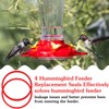 4 Pack Hummingbird Feeder Base Seal Ring, Hummingbird Feeder Replacement