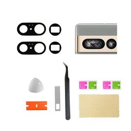 (2pcs Pack) Pixel 7 pro Back Camera Glass Cover Replacement Rear Lens Parts for Google Pixel 7 pro (5G) GP4BC GE2AE 6.7 Inches (not fit for Pixel 7 Version)