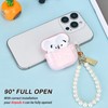 Glitter Case Compatible for AirPods 4 (2024) with Pearl Bracelet