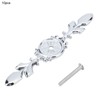 10pcs Zinc Alloy Cabinet Handle Back Plate Retro Style Single