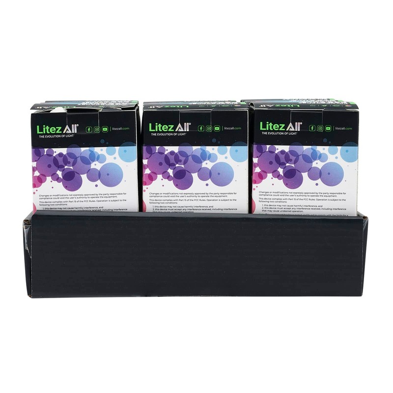 LitezAll 25027 LED Color Changing Light Bulb with Remote