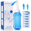 Botella Para limpieza de nariz,30 sobres de mezcla de enjuague