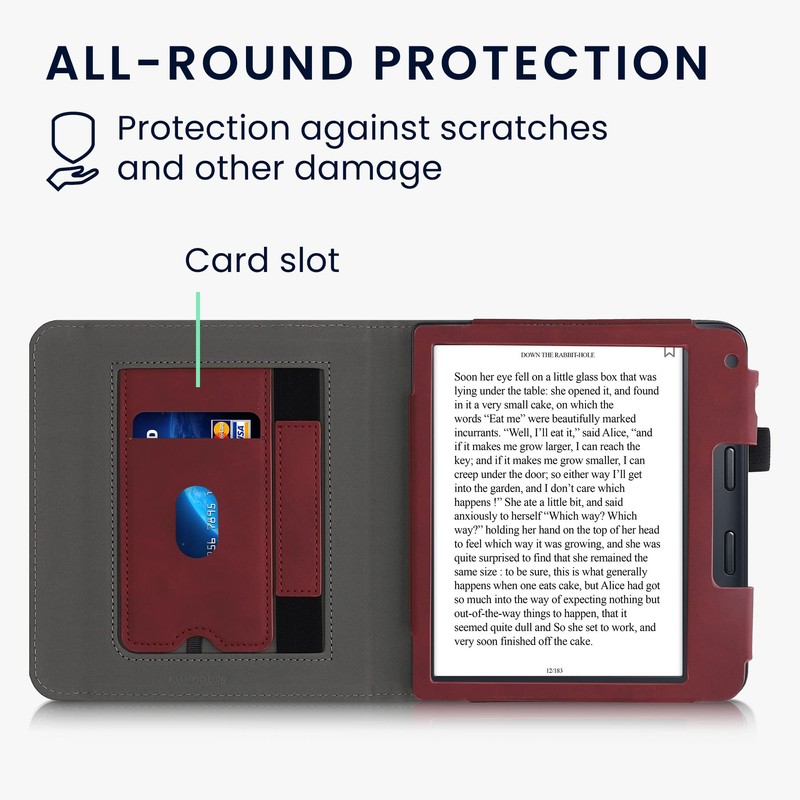 kwmobile Flip Case Compatible with Kobo Libra 2 - Hand