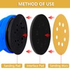STEBRUAM 2 Pcs Soft Sponge Interface Pad Sanding Pad 8