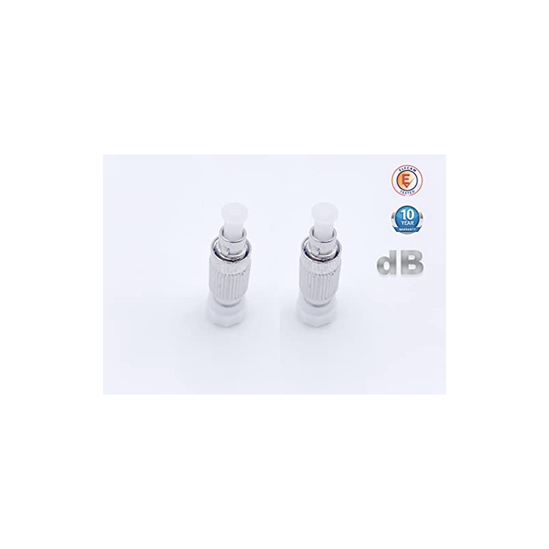 Elfcam® - Fiber Optic Attenuator FC/PC Single Mode Male/Female 2pcs
