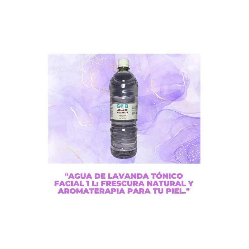 Gob tónico facial agua de lavanda 1 L | refresca