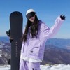 Ski suit 5xl waterproof set purple black top and bottom M69K1077J padded S unisex set, A. S, B. Bora / 스키복 5xl 방수 세트 퍼플 블랙 상하의 M69K1077J 패딩 S 남녀공용 세트, A. S, B. 보라