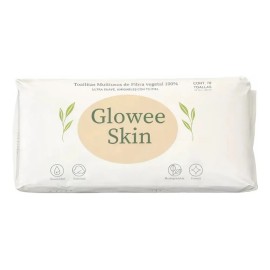 Toallitas Faciales Glowee Skin 70 Pzas 100% Fibra Vegetal
