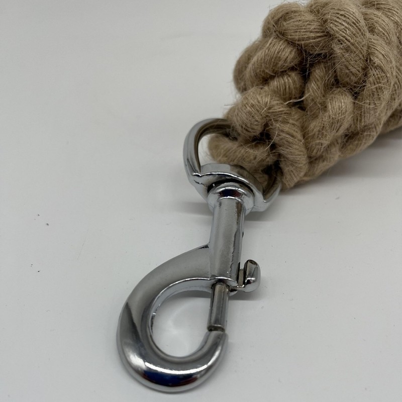 Ruggles Jute Lead Rope for horse, pony, donkey, livestock -