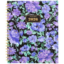 AT-A-GLANCE 2026 Planner, Weekly & Monthly, 8.5" x 11", Large, BADGE, Floral (1753F-905-26)