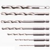 7-Piece 2-8 mm HSS Universal Drill Bit Set Hex Shank