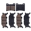 Cyleto Front and Rear Brake Pads for Yamaha XV 1100