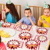 gisgfim 96 Pcs Circus Party Supplies Paper Plates Napkins Carnival