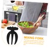 ULTECHNOVO 2Pcs Reusable Mixing Stirring Forks for Salad Pasta and