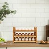 CVHOMEDECO. Wooden Egg Holder Countertop Fresh Egg Holders Firewood Egg