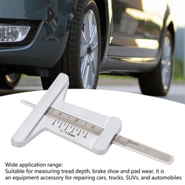 Depth Caliper, 0 to 50 mm Depth Caliper, Micrometer Gauge Measuring Tool, Portable Stainless Steel Depth Gauge