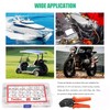 Twidec/290PCS Car Electrical Wire Terminal Pins Connector 1/1.5/1.8/2.2/2.8/3.5mm 21Type Auto