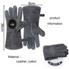 BBQ Gloves Heat Resistant Gloves Welding Gloves Fireplace Gloves Oven
