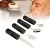 4pcs Special Supplies Adaptive Utensils Stainless Steel Slip Resistance Weighted