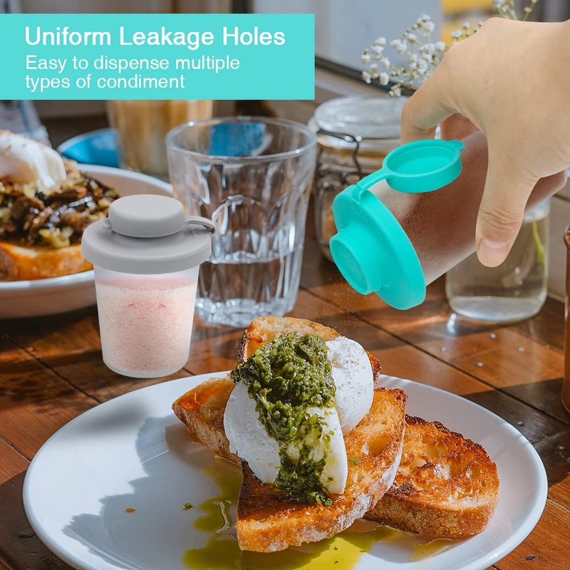 Sophico Small Salt and Pepper Shakers Set with Moisture Proof