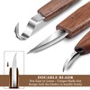 WAYCOM12 PCS Wood Carving Tools Set,Whittling Wood Carving Kit (12