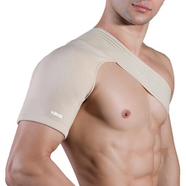 Jyinelx Shoulder Support for Men and Women, One Size Fits All Shoulder Brace, Adjustable Compression Sleeve Support, including Bendable Arm Sling, Aid Sleep and Cope with Injuries