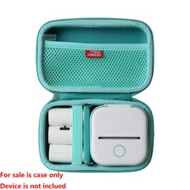 Hermitshell Hard Travel Case for Ponek T02 Portable Pocket Sticker Printer (Only Case) (Blue)