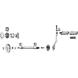 Bikers Choice Kickstart Arm 16301S4 For Harley Davidson
