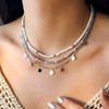 RINHOO FRIENDSHIP Bead Choker Necklace for Woman Bohemian Beaded Layered