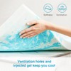 Mattress Topper, King Size Cooling Memory Foam Bed Toppers, 2