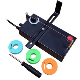 DRQG50-A Heat Cutting Ribbon Cutter, Electric Rope Cutter Thermal Supplies Portable with Screwdriver for Ribbon Braid Nylon Band Ropes Versatile Rope Ribbon Thermal Cutter with Fan