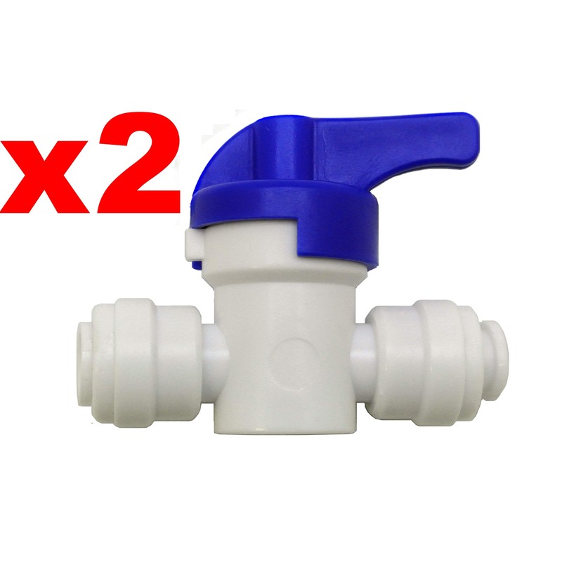 Finerfilters 1/4" PF Shut Off Valve Tap to Accept 1/4"