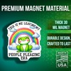 Frog Magnets - Rainbow Frog Magnet - Funny Frog Magnet