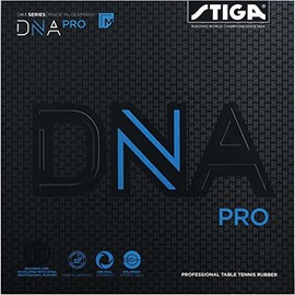 STIGA 1712020521 Table Tennis Rubber, Tension Type, Soft Backing, DNA Pro, M, Red, Extra Thick