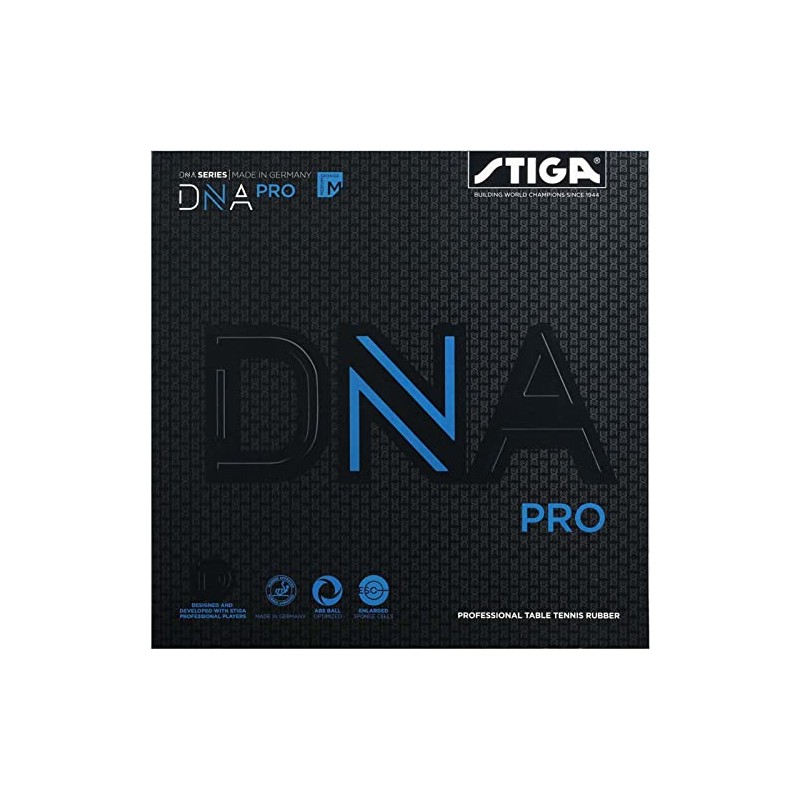 STIGA 1712020521 Table Tennis Rubber, Tension Type, Soft Backing, DNA