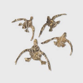 Camo Tolling Ducks Landing Vinyl Decal 9.5"x 10" Wetlands Camouflage Window Sticker Duck Hunting