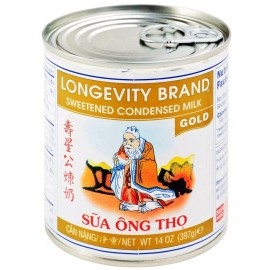 Longevity Brand Sweetened Condensed Milk Gold Label 14 oz