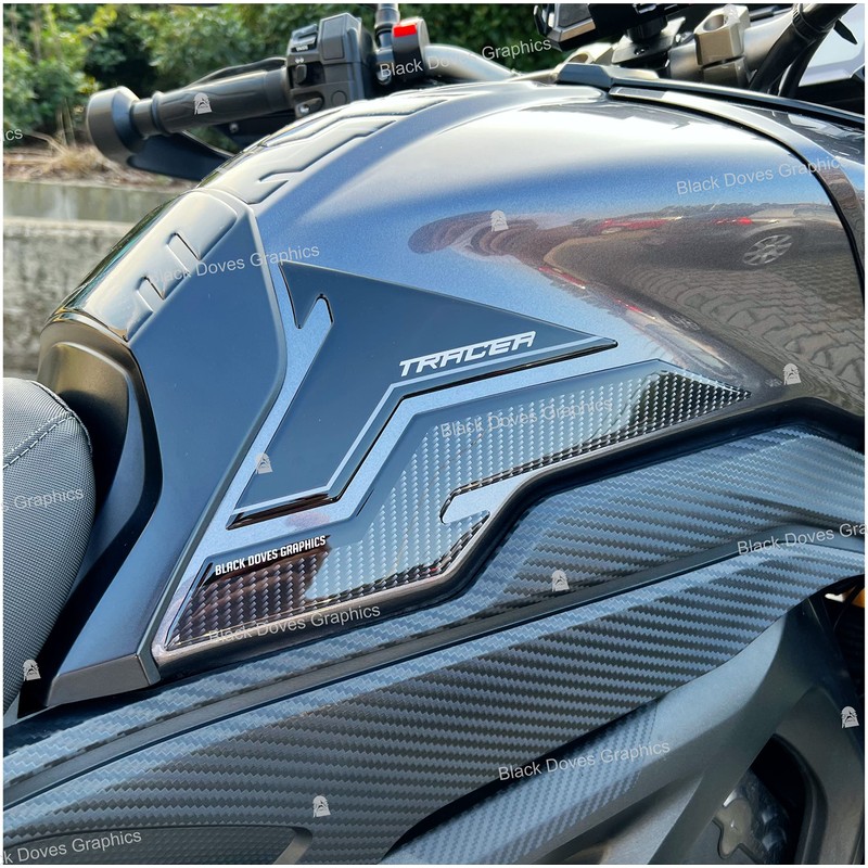 3D Resin Sticker Compatible with Yamaha Tracer 900 (Side Protectors