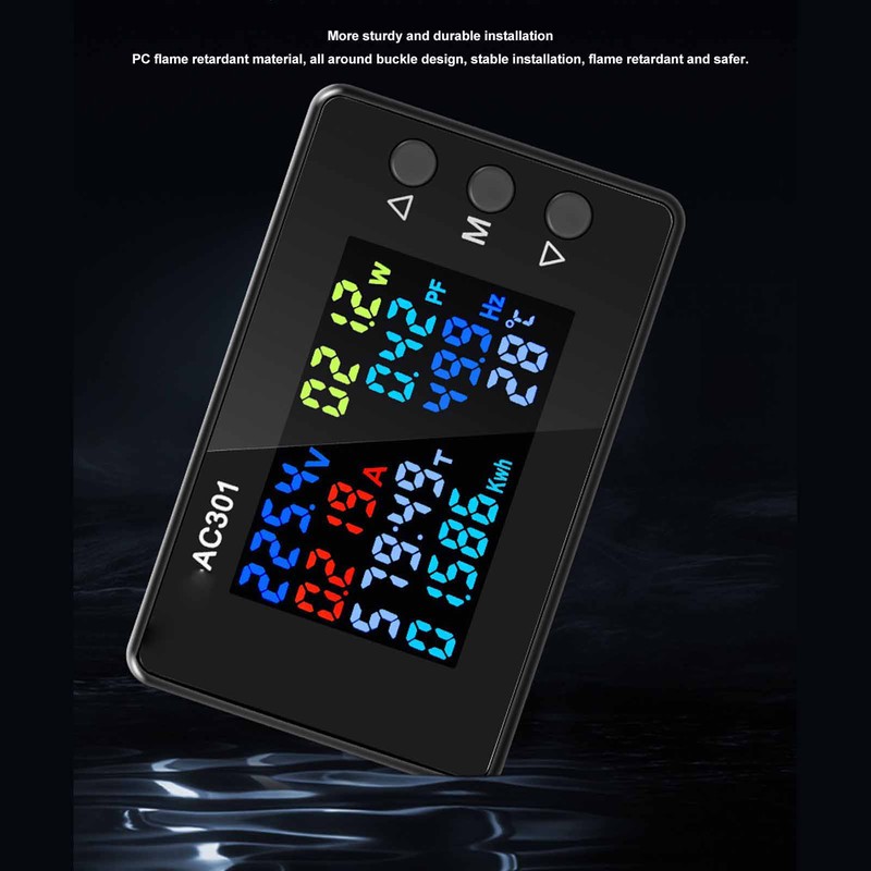 AC Voltmeter High Accuracy Digital Voltage Meter Electric Meter with