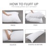 Utopia Bedding Full Body Pillow for Adults (White, 20 x