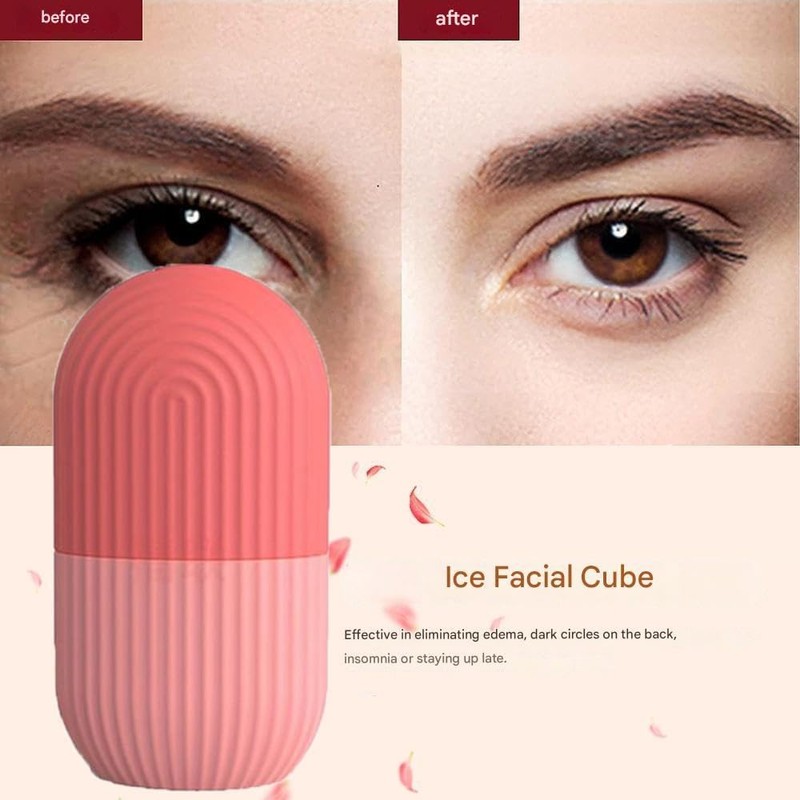 MTTAOJY Kit de rodillo facial de hielo con bandeja de