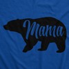 Crazy Dog Tshirts - Womens Mama Bear Tshirt Cute Funny